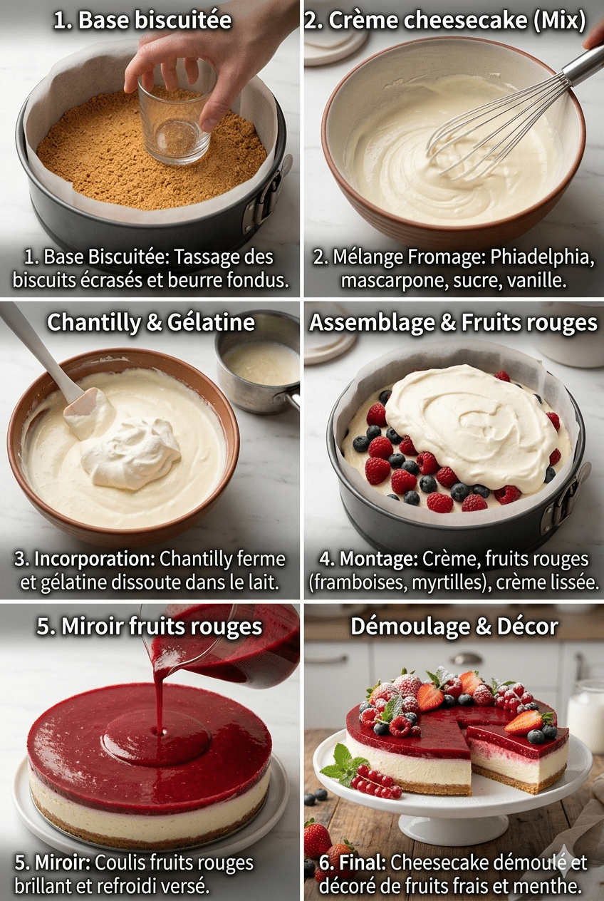 Étape par Étape: Bavarois Fraises Framboises : La Recette Raffinée et Légère qui Fait Sensation à Chaque Fête