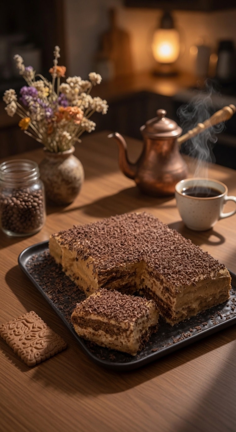 Gâteau Froid Lotus et Café