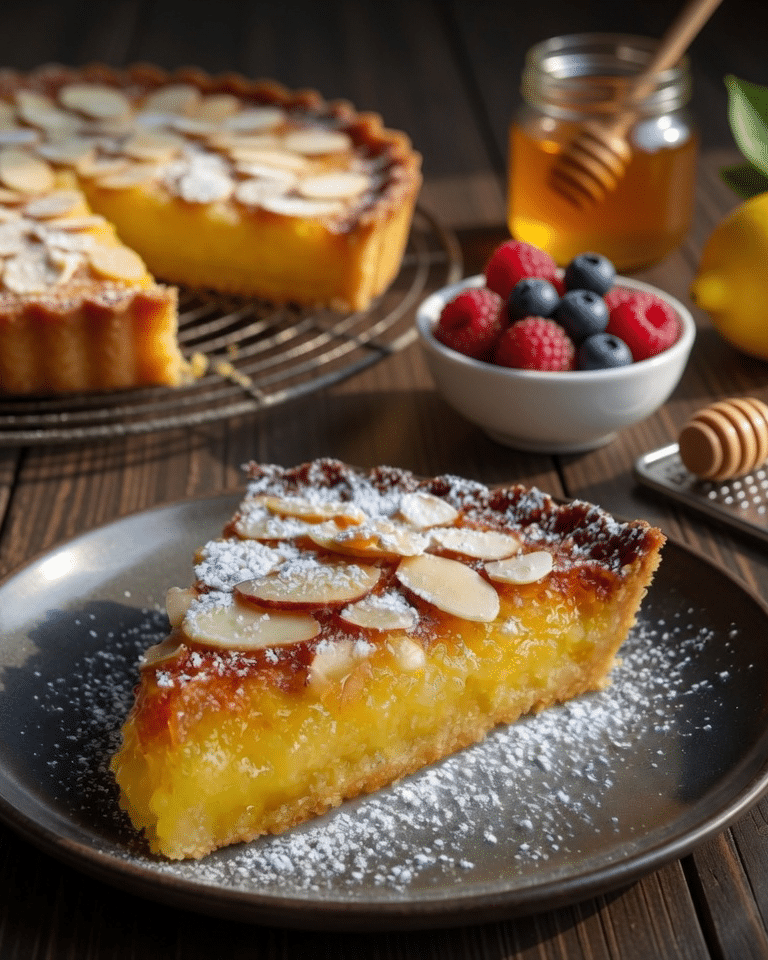 Tarte au Citron et aux Amandes