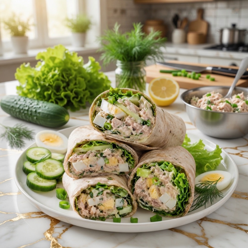 Wrap au Thon Concombre et Œuf Dur : la recette fraîche, protéinée et ultra-gourmande parfait