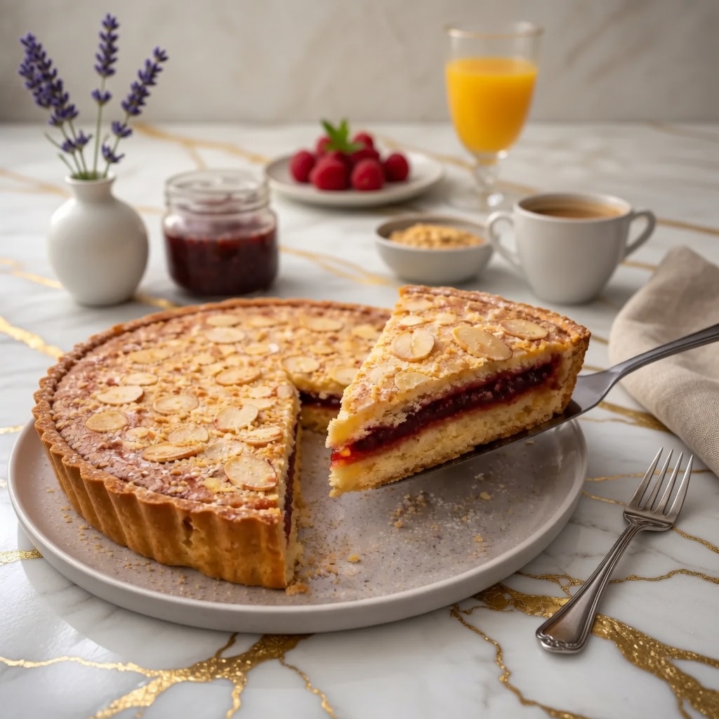 Tarte Amandine à la Confiture Traditionnelle