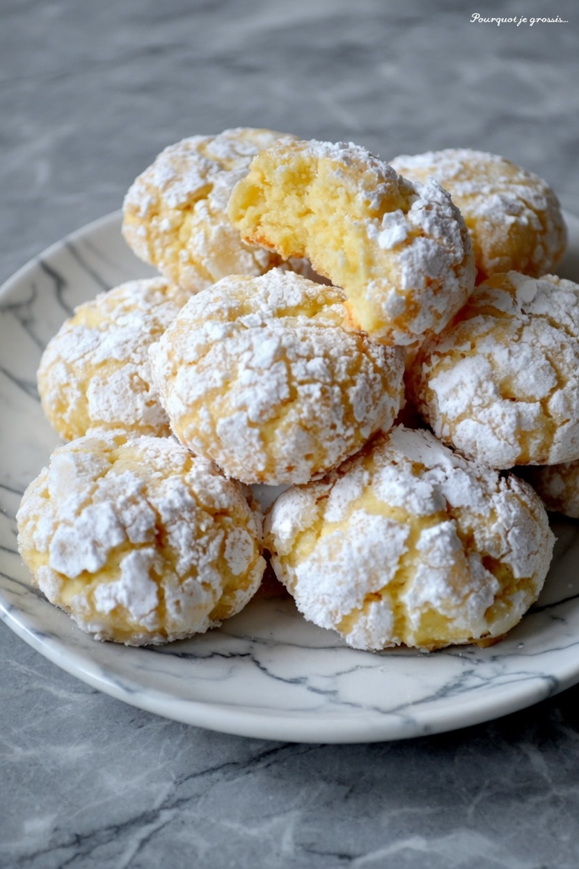 Biscuits Craquelés au Citron