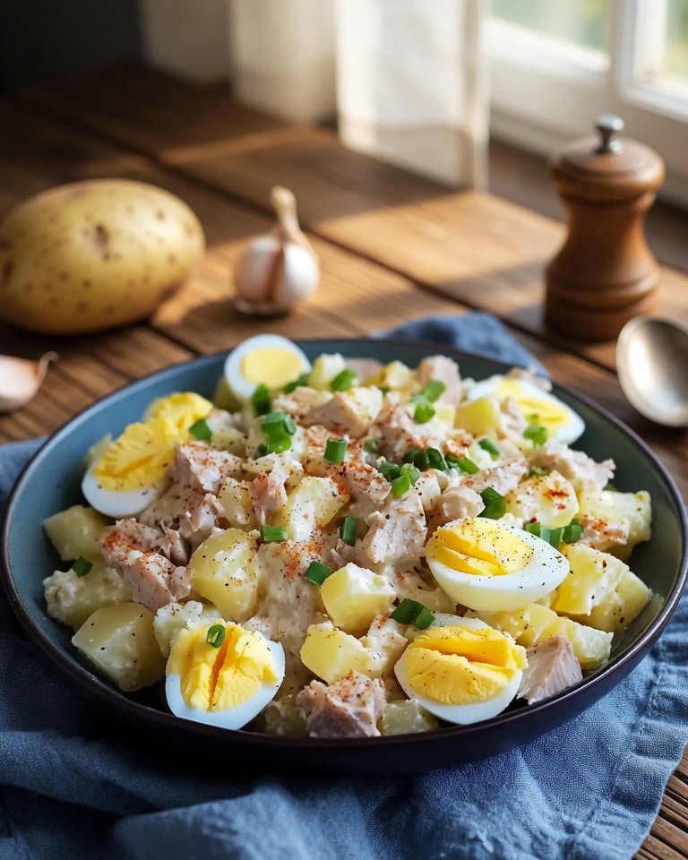 Salade de Pommes de Terre au Thon et aux Œufs : la recette classique, fraîche et généreuse
