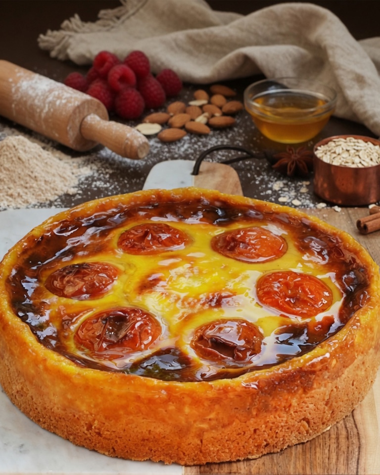 Flan Boulanger à la Vanille et aux Abricots