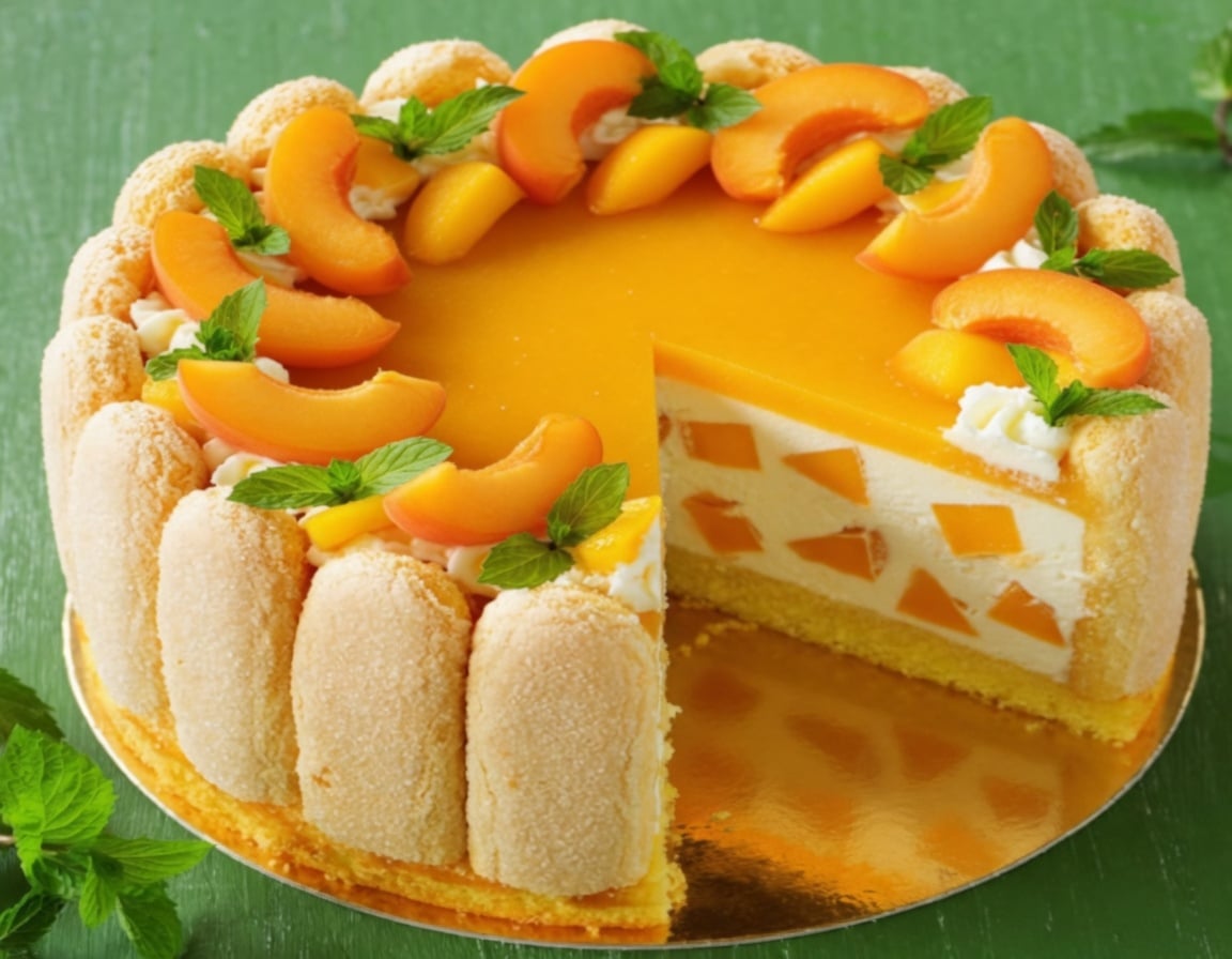 Charlotte aux Abricots : l’élégant dessert d’été frais