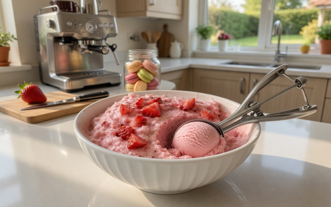 Glace Fraise Skyr WW : la recette légère, crémeuse e