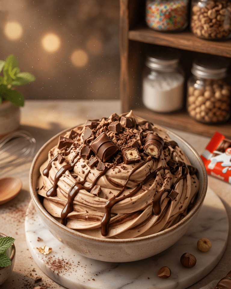 Crème Kinder Bueno Maison : la crème ultra-gourmande qui fait fondre tout le monde