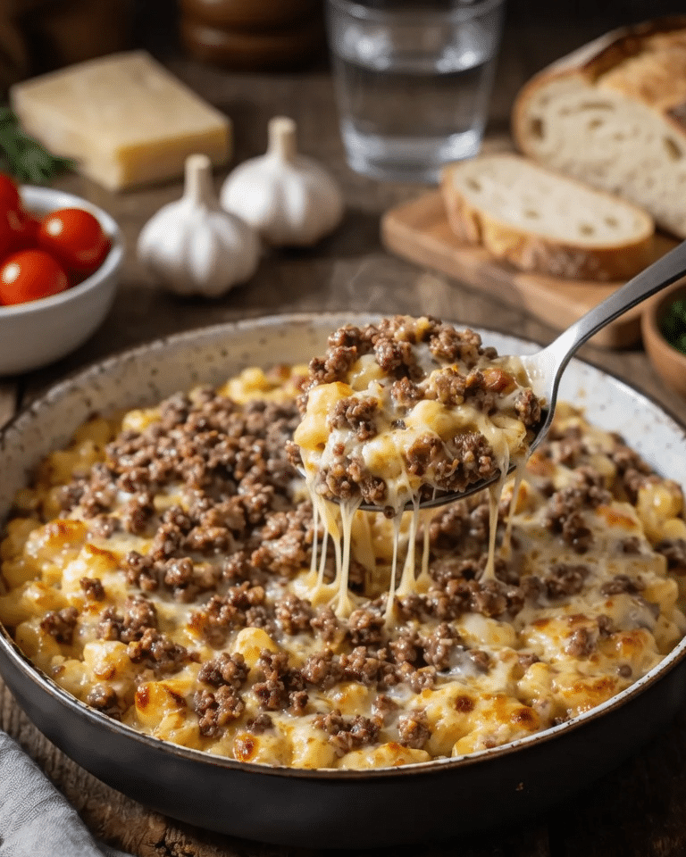 Gratin de Coquillettes à la Raclette et Viande Hachée : le plat ultra-réconfortant qui fait fondre toute la famille