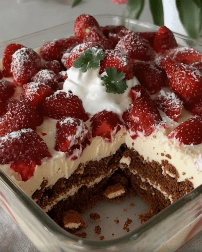 Tiramisu aux Fraises, Spéculoos et Mascarpone : Le Dessert Frais, Croquant et Ultra-Gourmand qui Fait Sensation