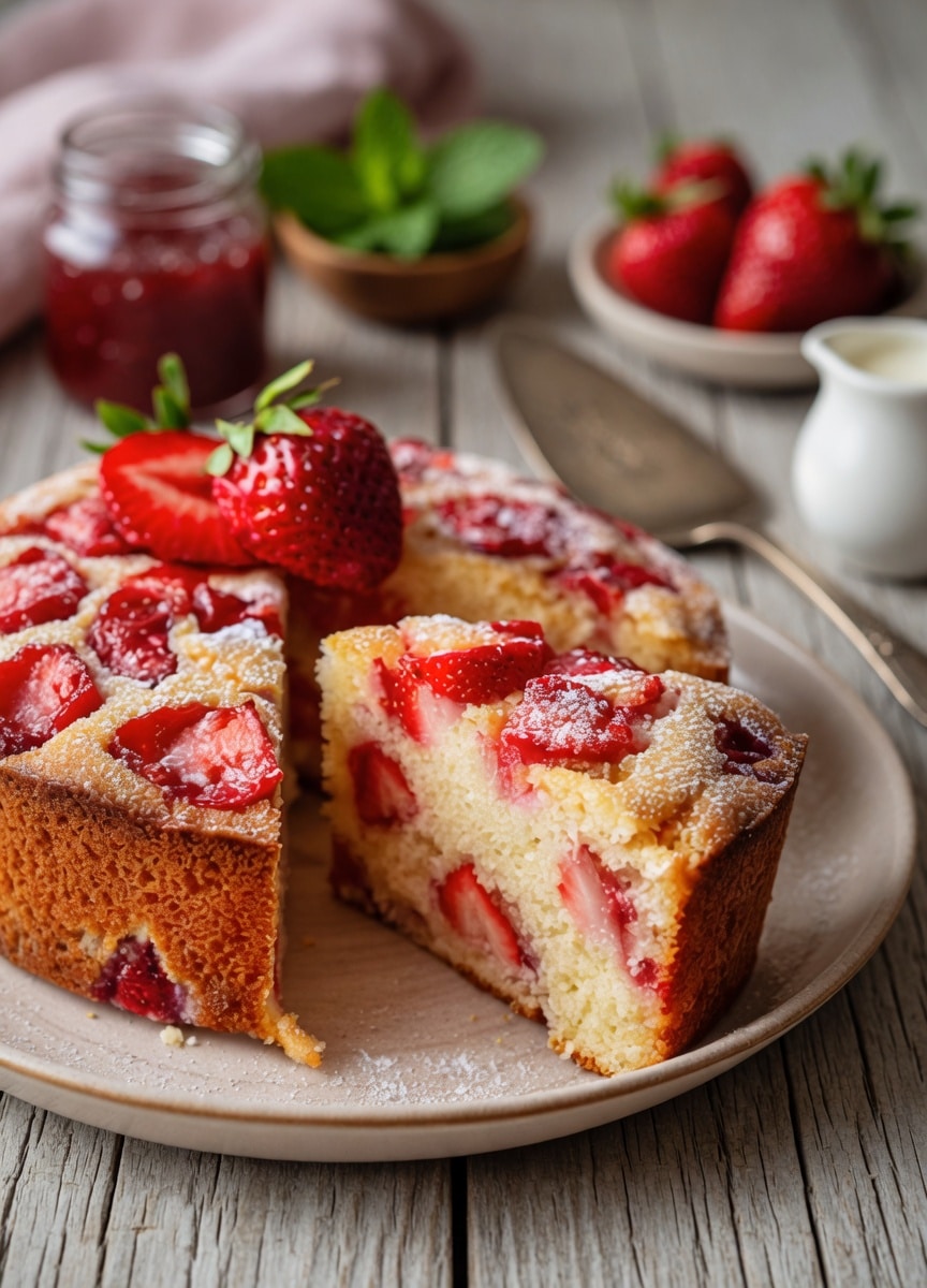 Gâteau au Yaourt aux Fraises : La Recette Moelleuse et Fruitée