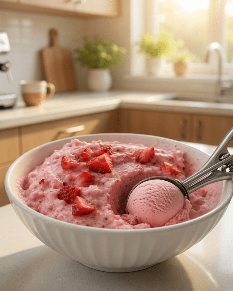 Glace Fraise Skyr WW : la recette légère