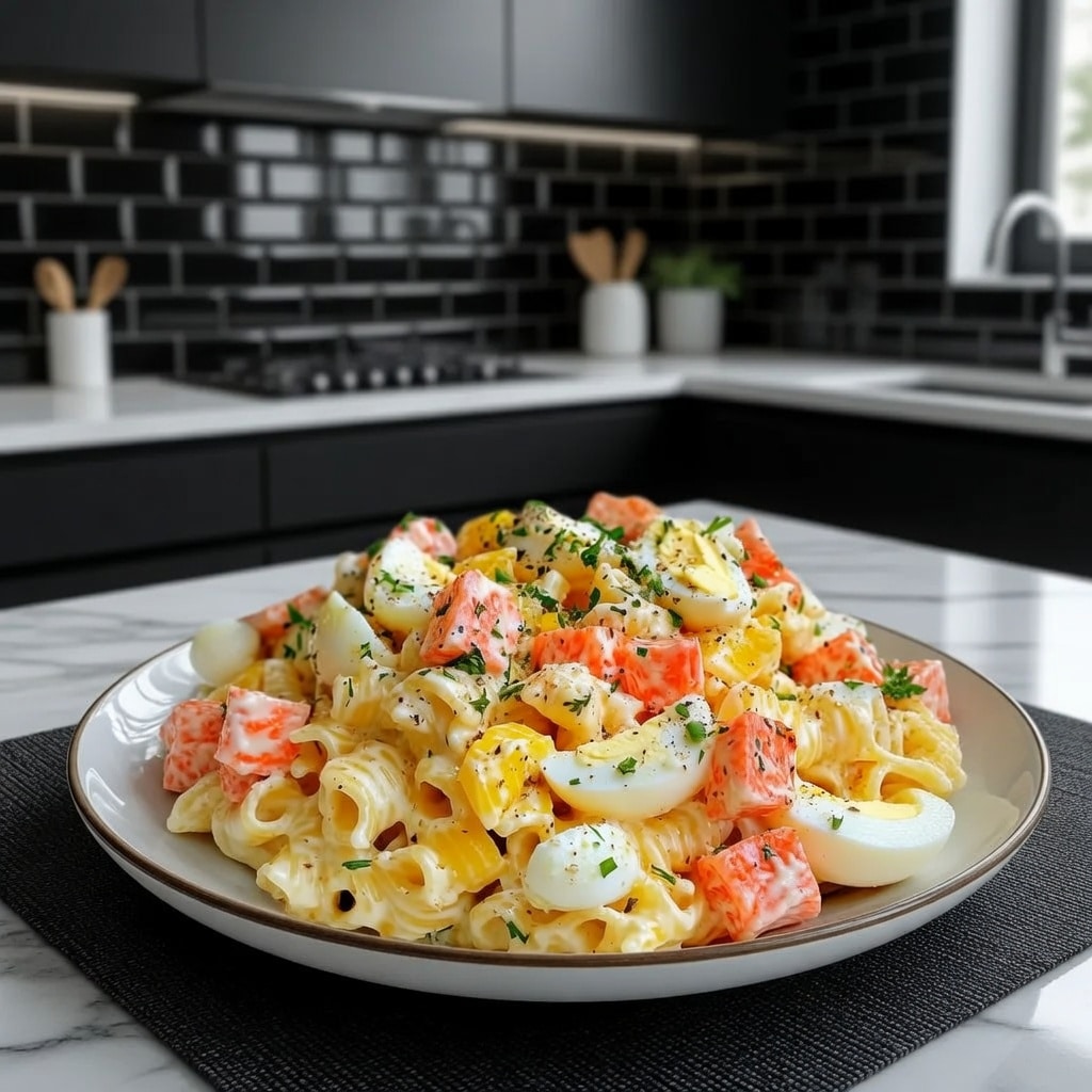 Salade de Pâtes au Surimi : la recette fraîche, gourmande et ultra-rapide