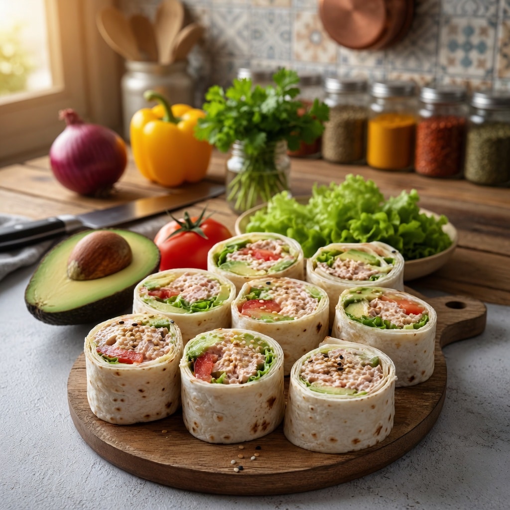 Petits Roulés Thon Avocat