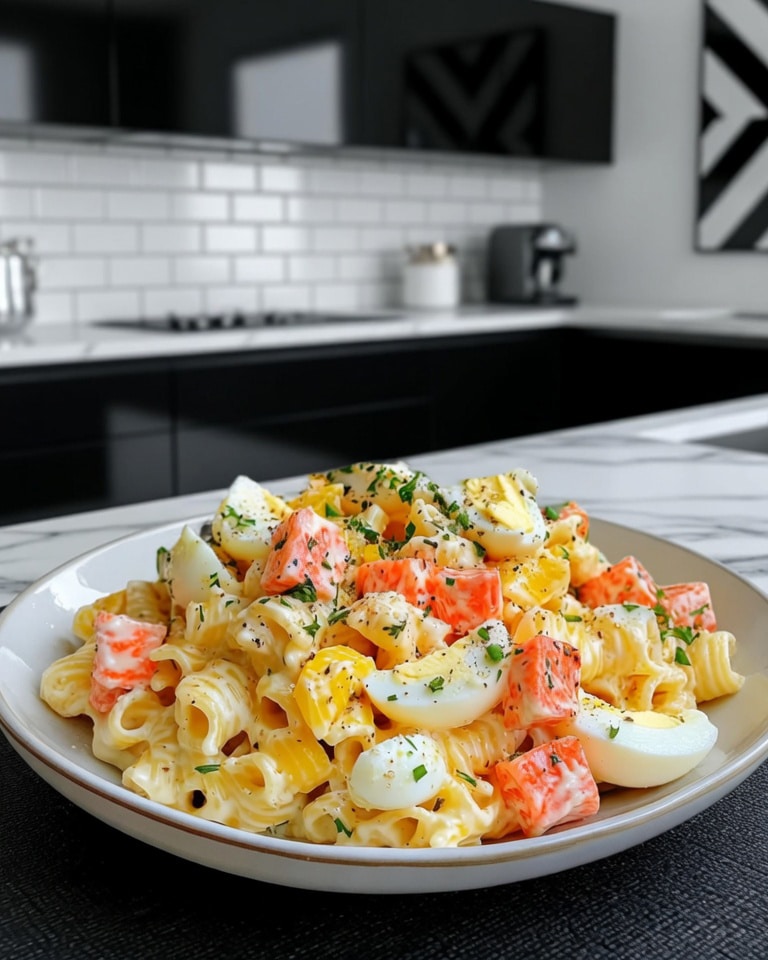 Salade de Pâtes au Surimi : la recette fraîche, gourmande et ultra-rapide qui plaît à tous