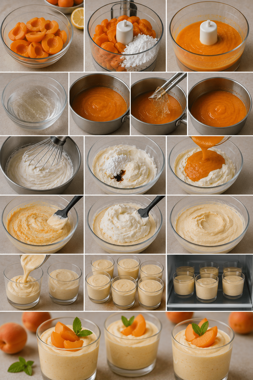 Étape par Étape: Mousse Abricot Mascarpone : la crème légère, fruitée et ultra-gourmande de l’été