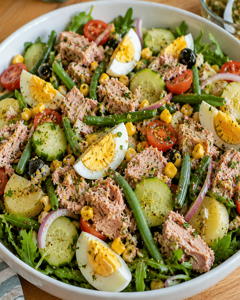 Salade Complète au Thon : la recette fraîche