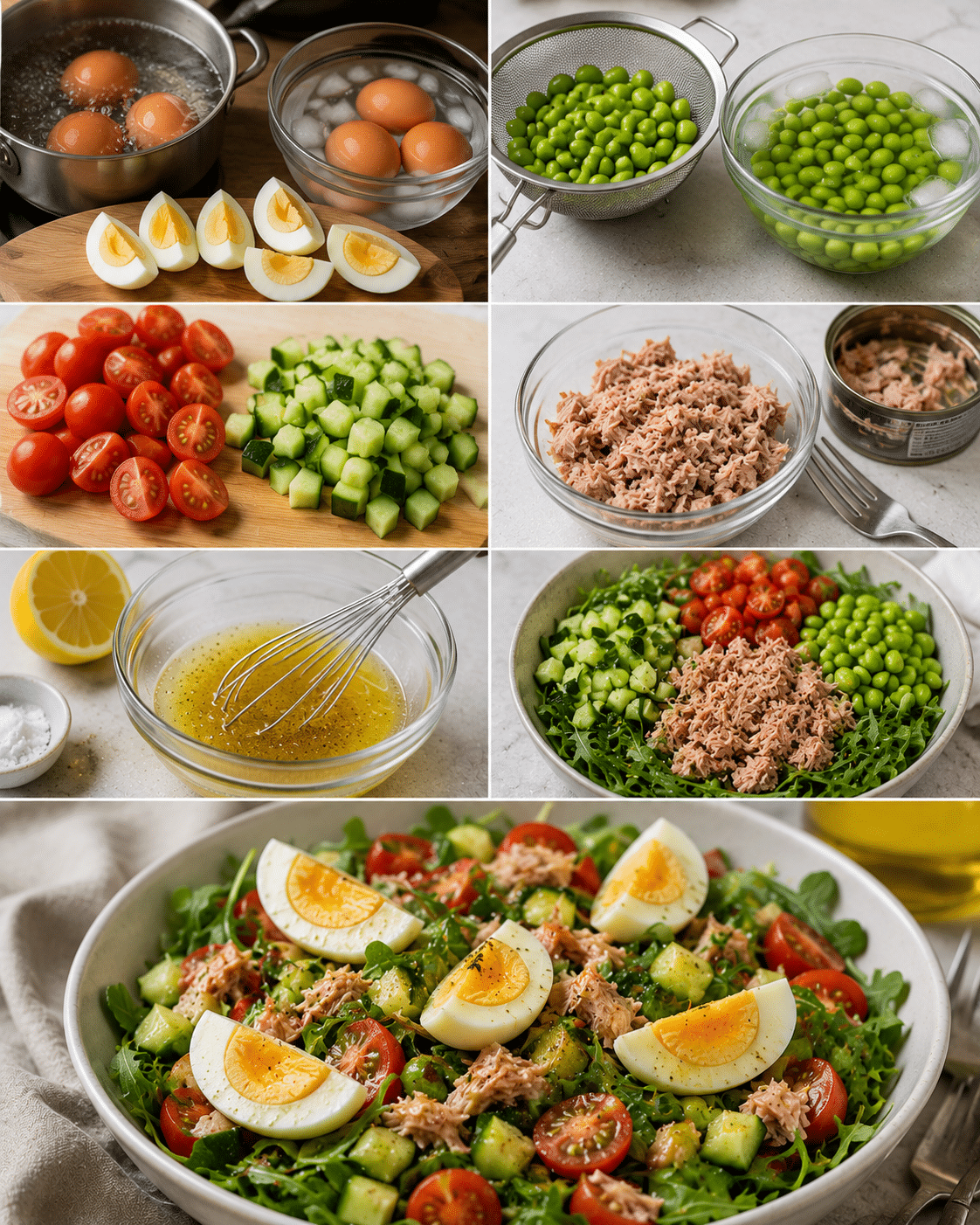 Salade au Thon Spécial Régime : fraîche, protéinée