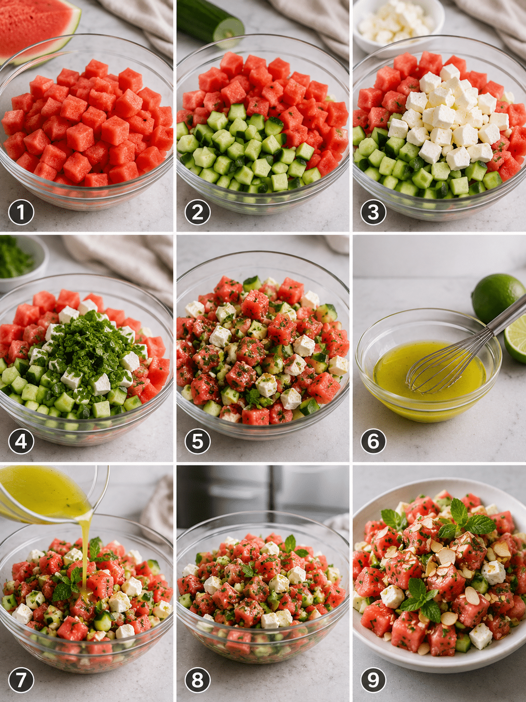 Salade Concombre-Pastèque : la recette fraîche, colorée et désaltérante de l’été