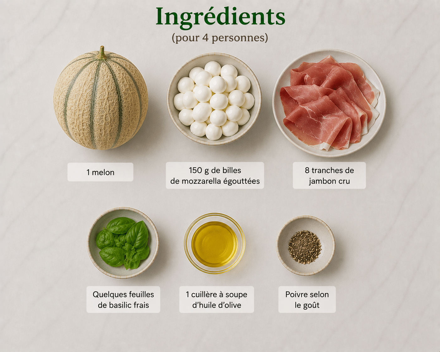 La Liste des Ingrédients : Verrines Concombre Crabe Fromage Frais : l’entrée fraîche, élégante et légère de l’été