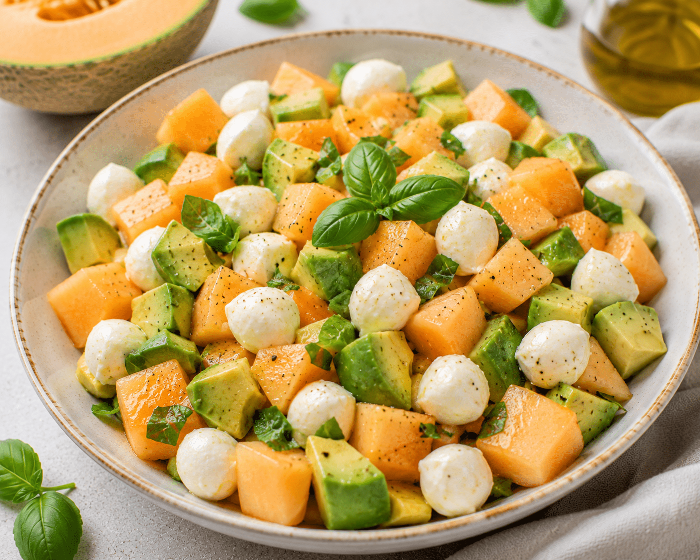 Salade Melon-Avocat : la recette fraîche