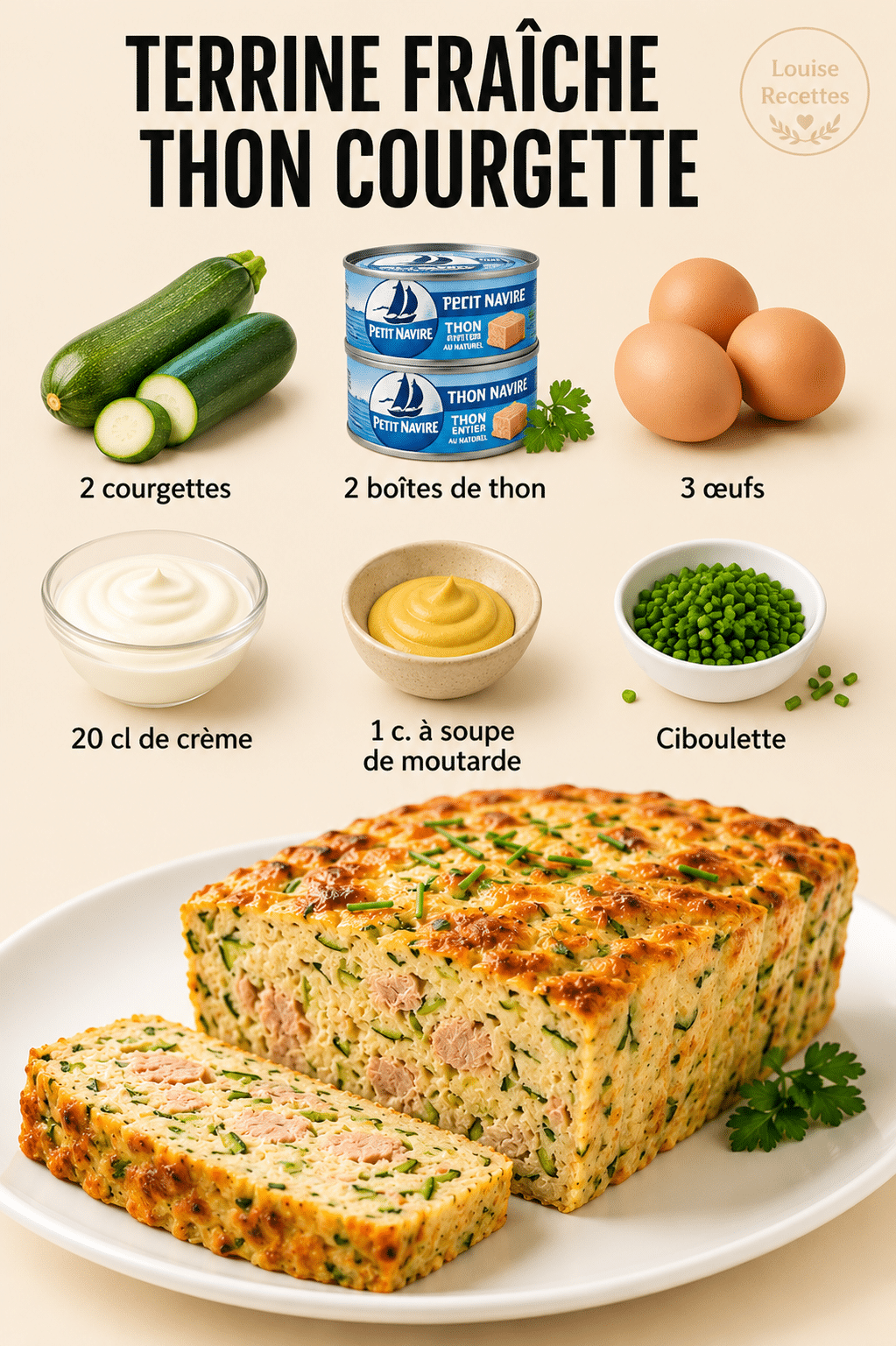 Terrine Fraîche Thon Courgette : l’entrée légère, savoureuse et parfaite pour l’été