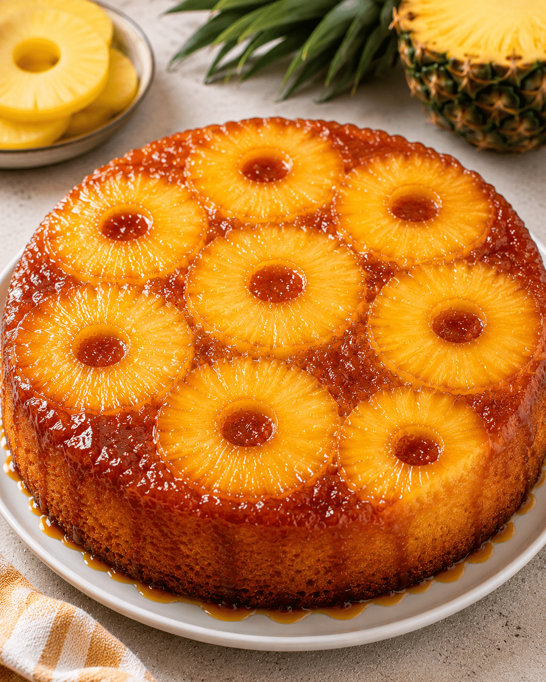 Gâteau Renversé à l’Ananas : le dessert moelleux