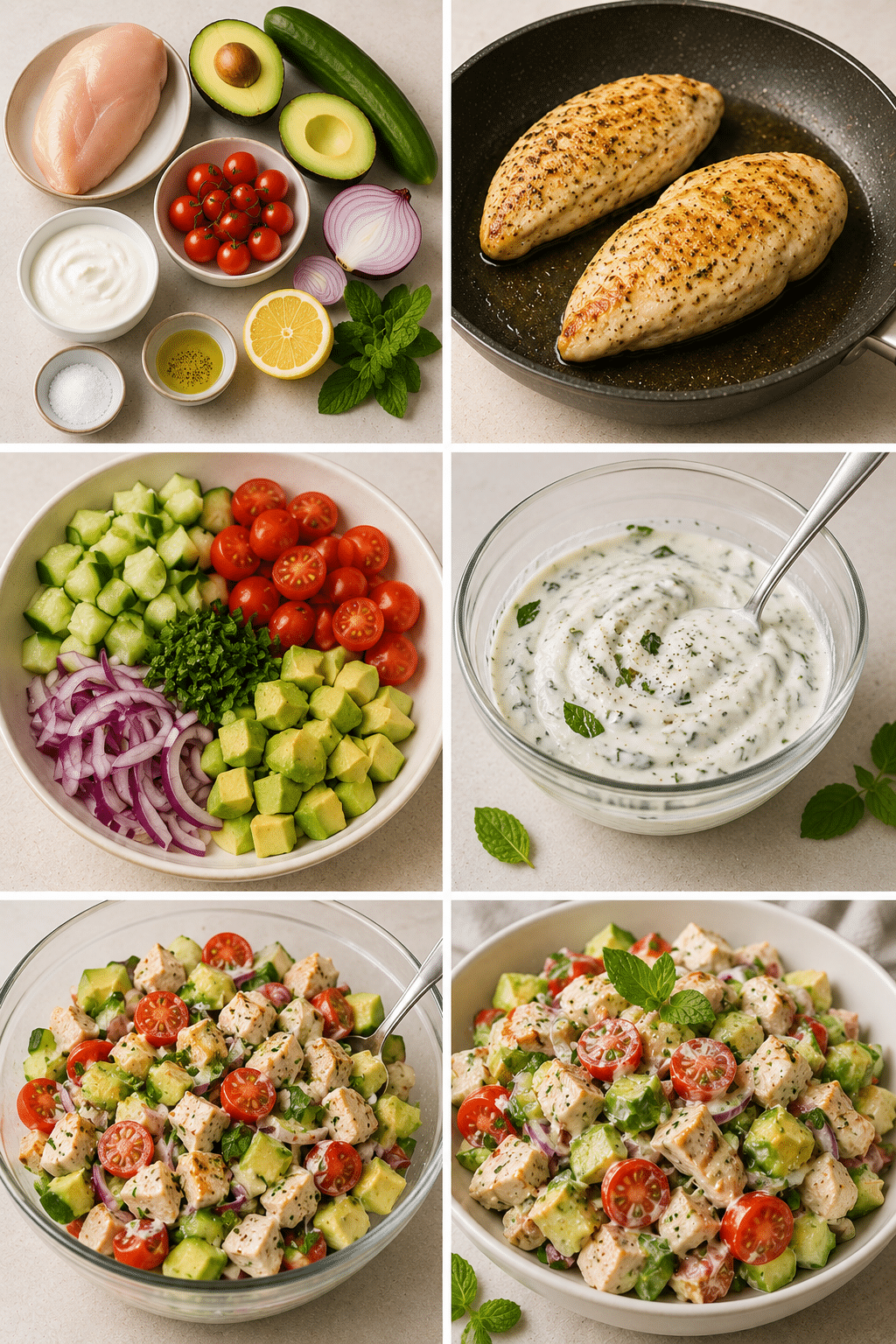 Salade Poulet Avocat Minceur : la recette légère, rassasiante et pleine de saveurs