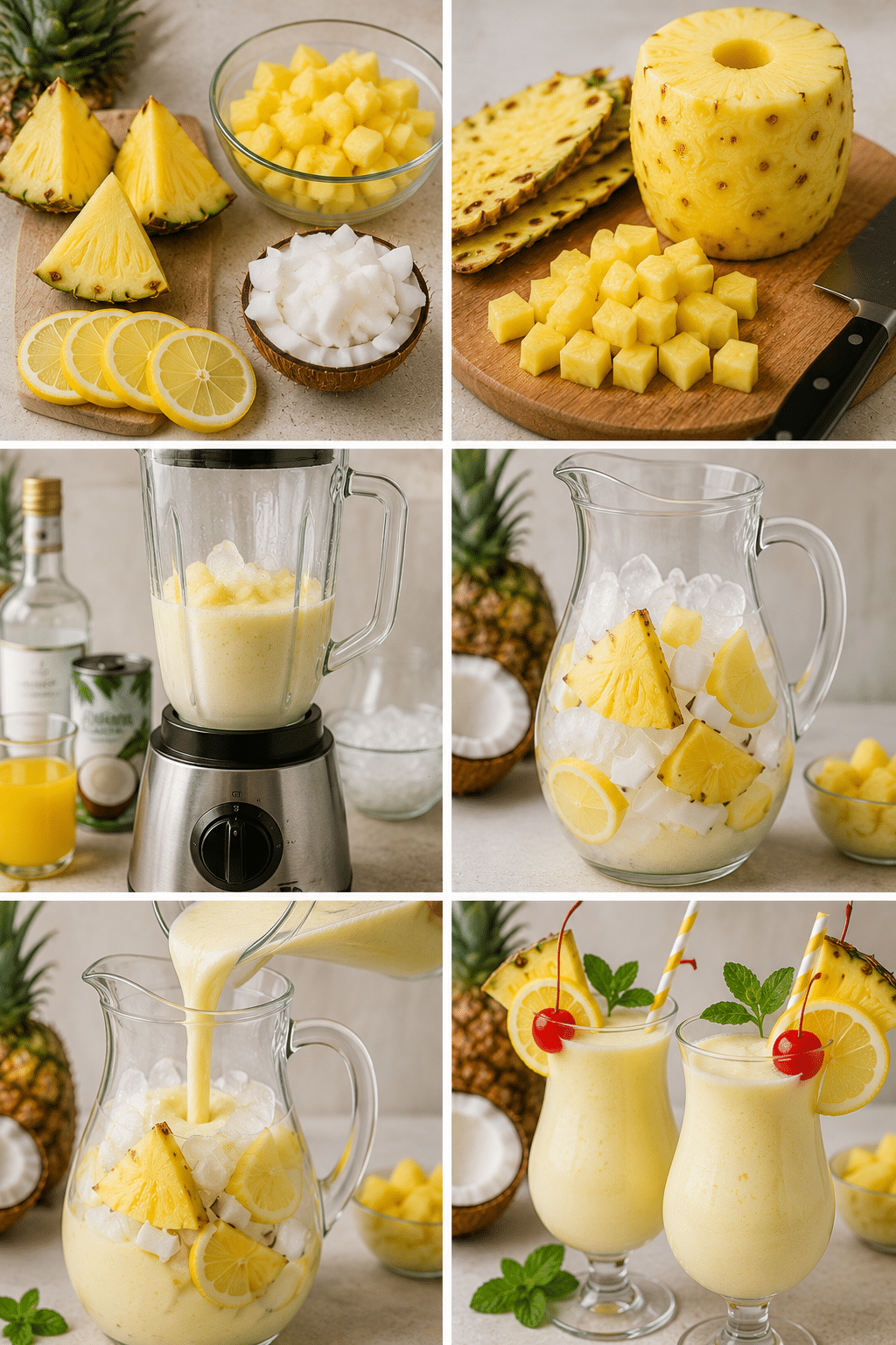 Piña Colada Maison : le cocktail exotique, onctueux et ultra rafraîchissant de l’été