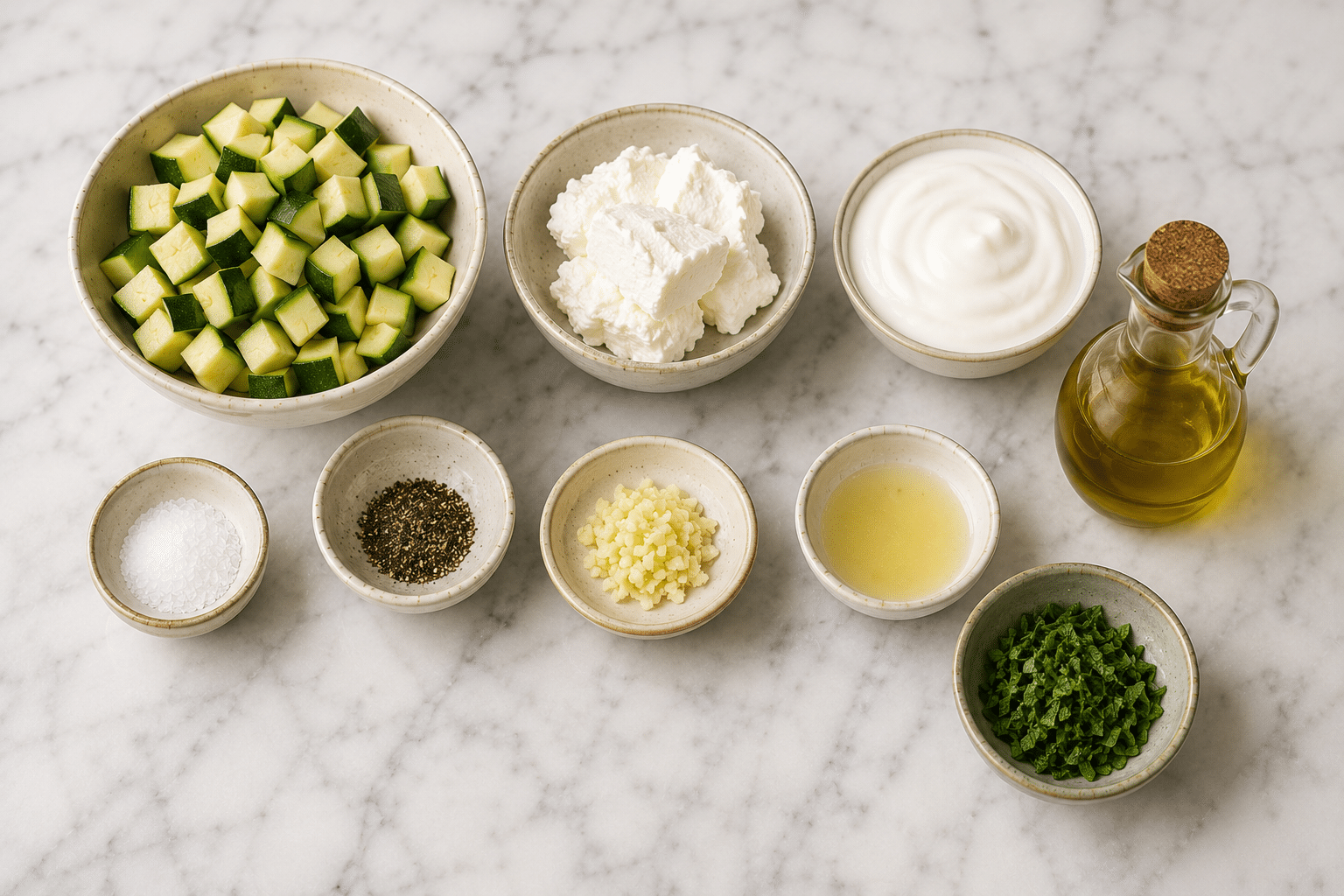La Liste des Ingrédients : Tartinade de Courgette au Chèvre Frais : Recette Légère et Onctueuse de l’Été