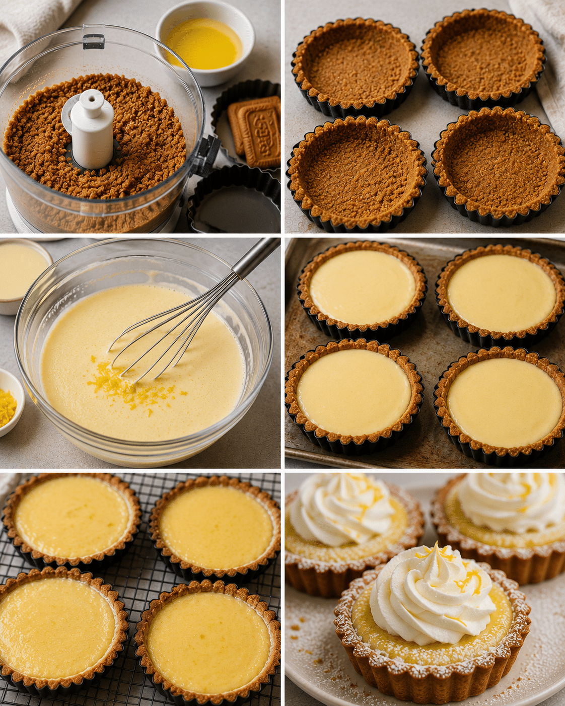 Le Guide de Préparation : Tartelettes au Citron sur Croûte de Spéculoos