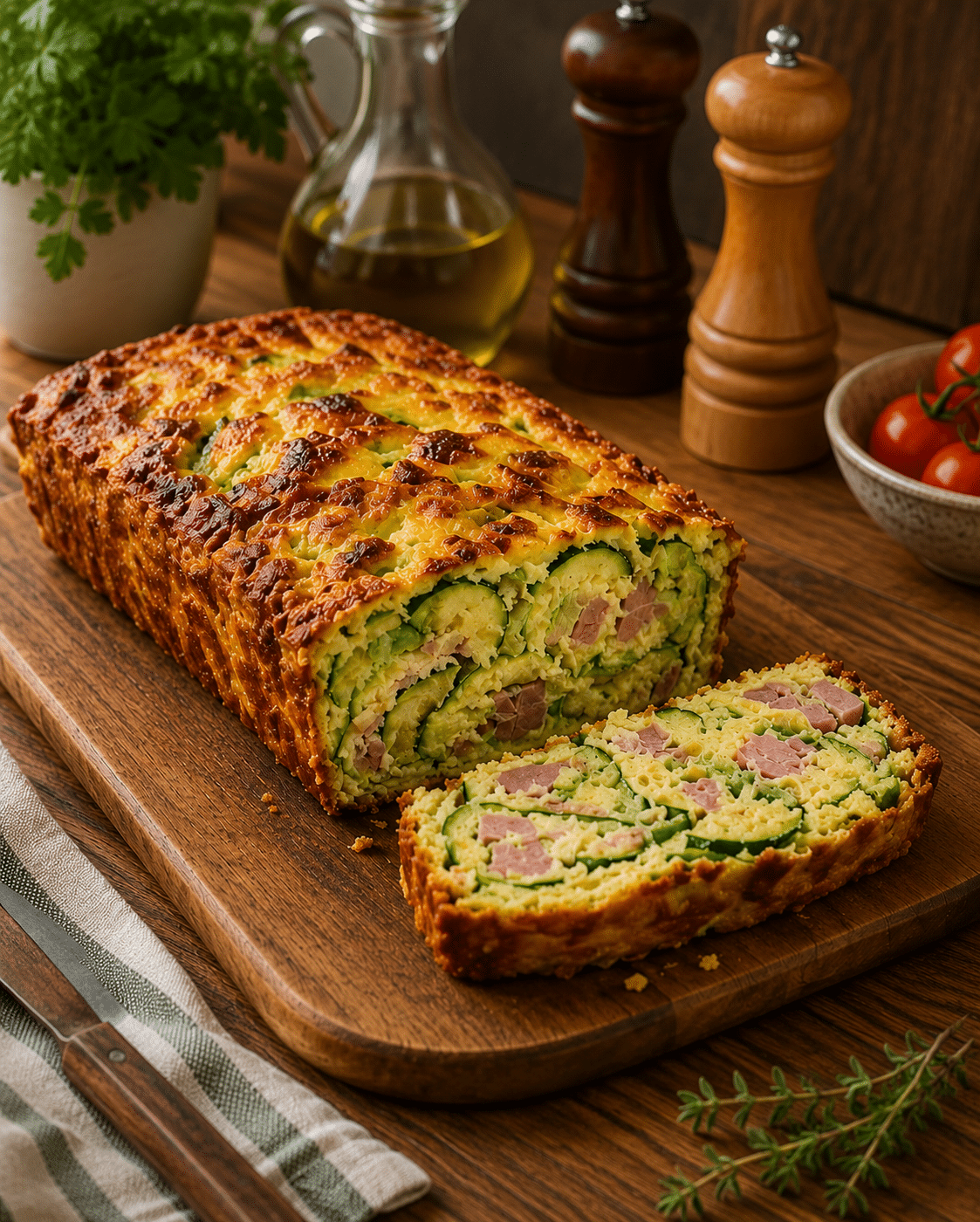Cake Courgette et Jambon