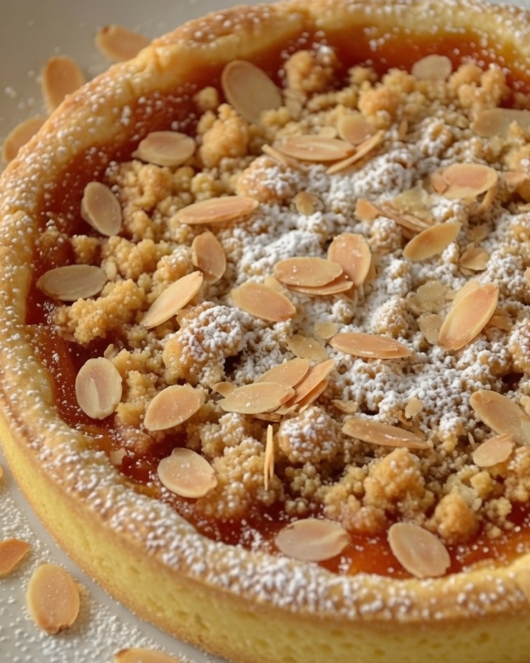 Streusel aux Abricots et aux Amandes