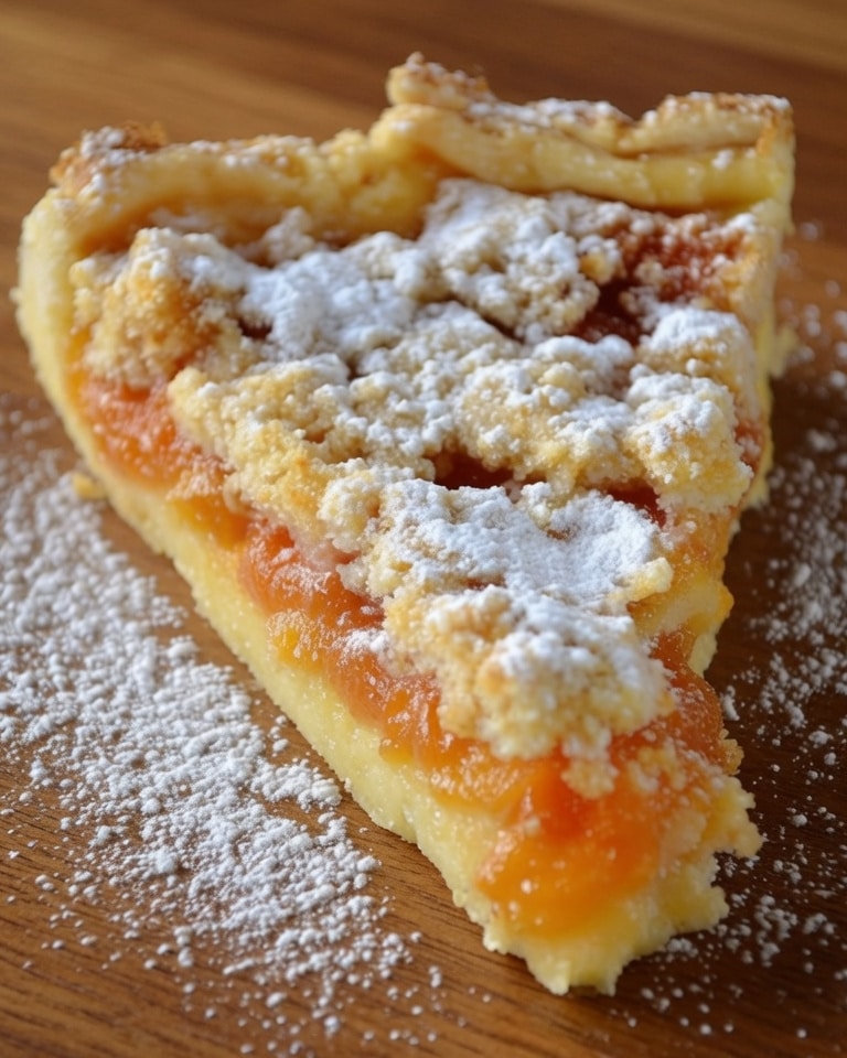 Streusel aux Abricots et aux Amandes