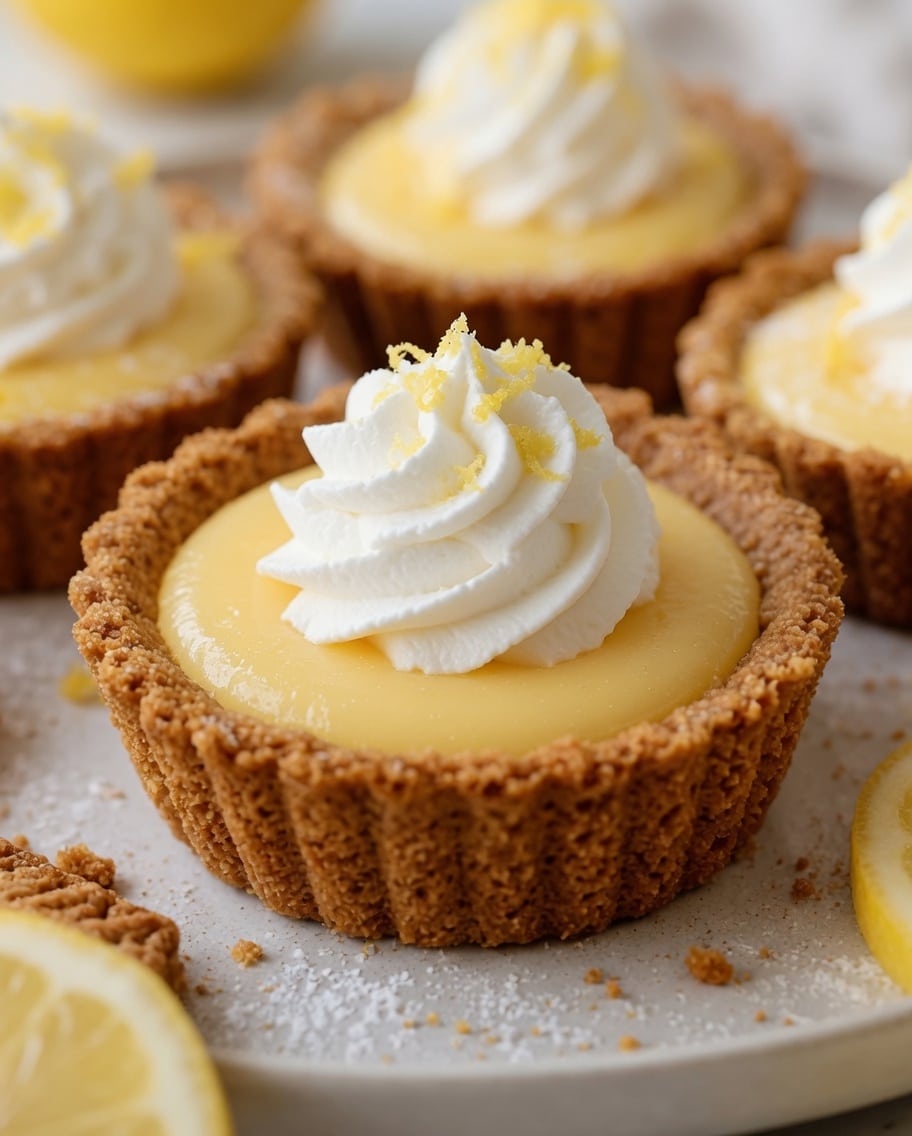 Tartelettes au Citron sur Croûte de Spéculoos : le dessert frais