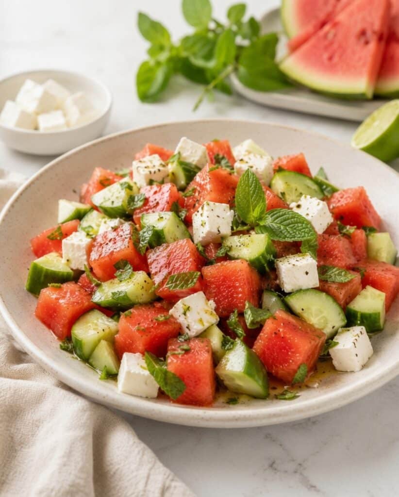 Salade Concombre-Pastèque