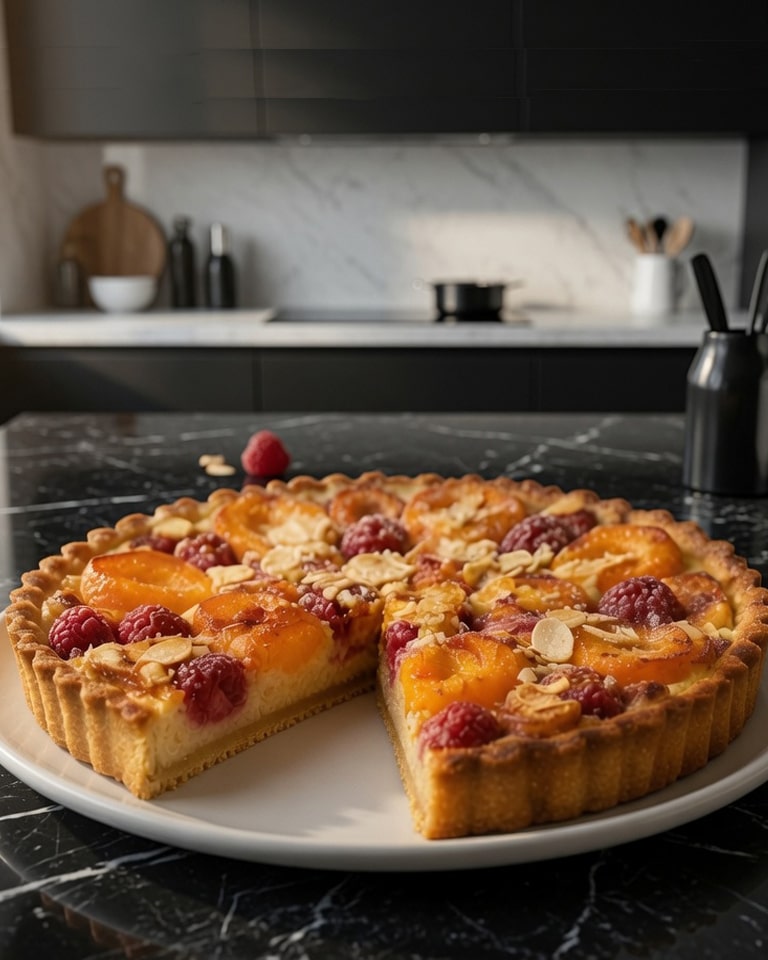 Tarte aux Abricots et aux Framboises 