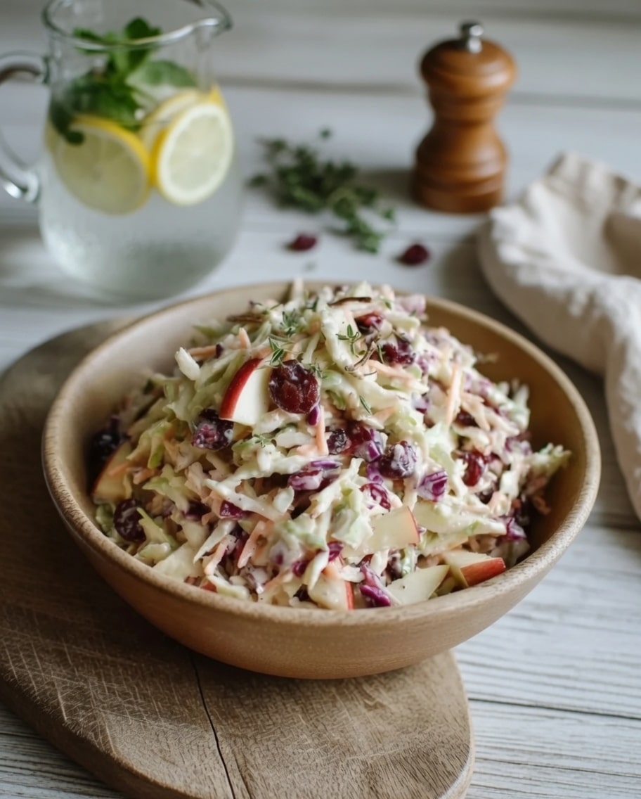 Salade au Chou Blanc et aux Pommes