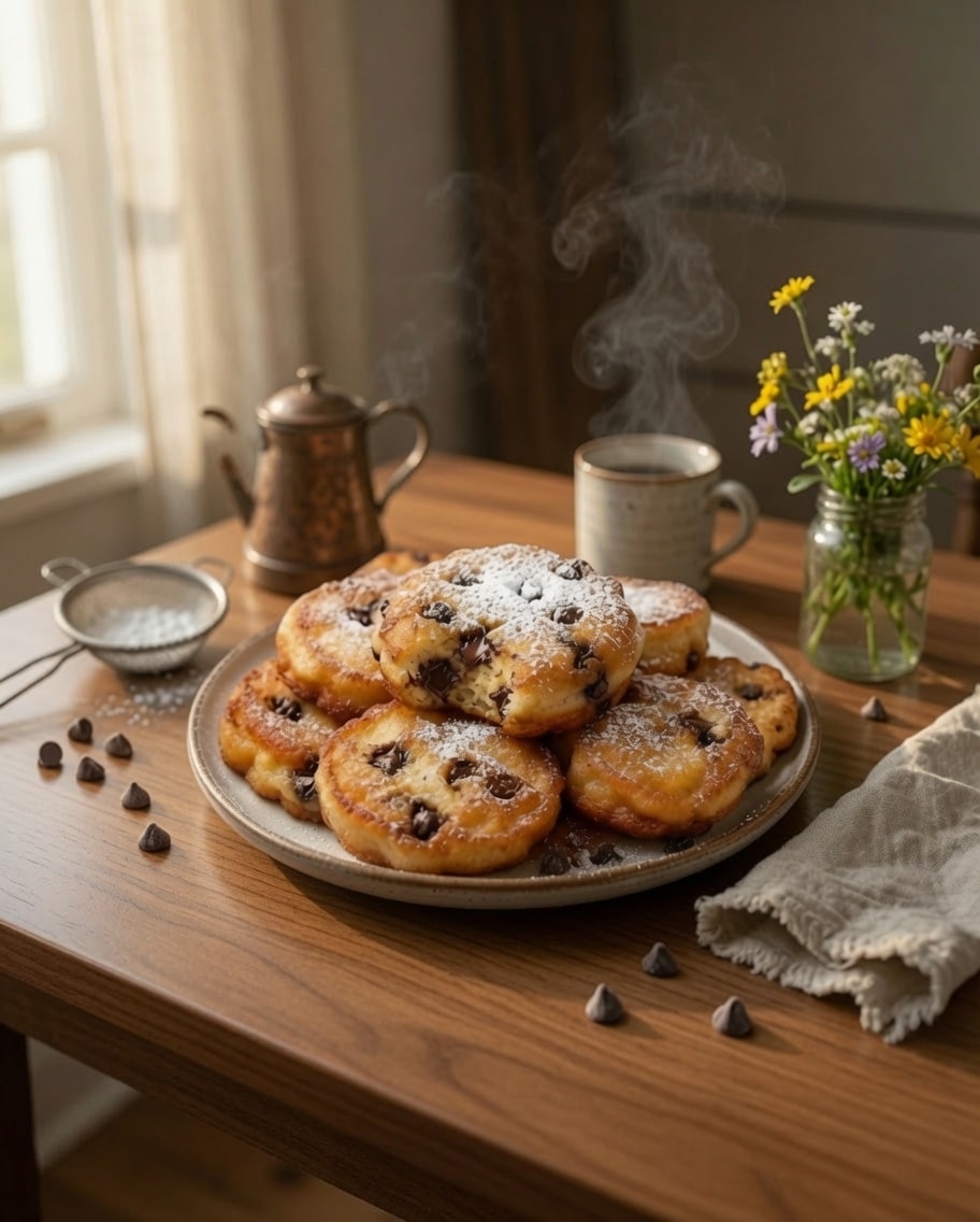 Beignets Moelleux aux Pépites de Chocolat