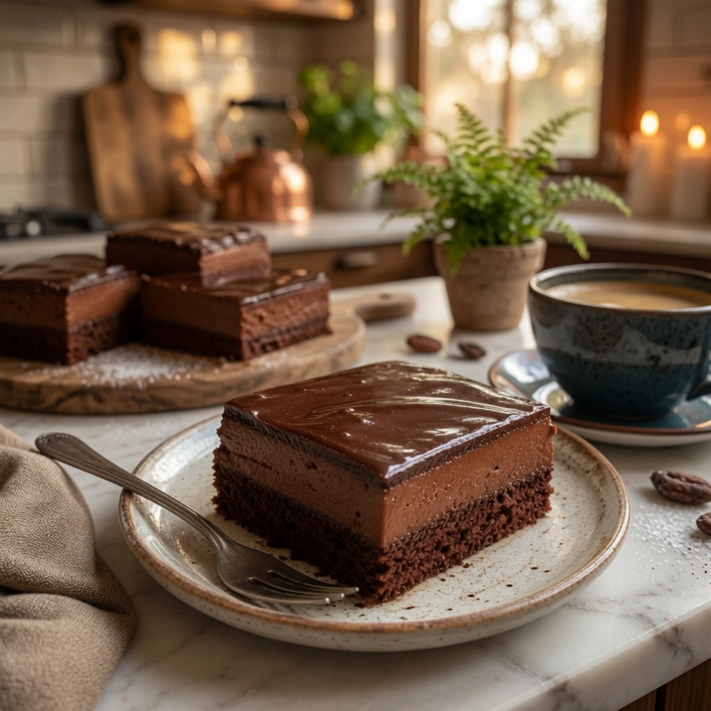 Carrés Chocolat et Mascarpone : le dessert ultra-crémeux et intense