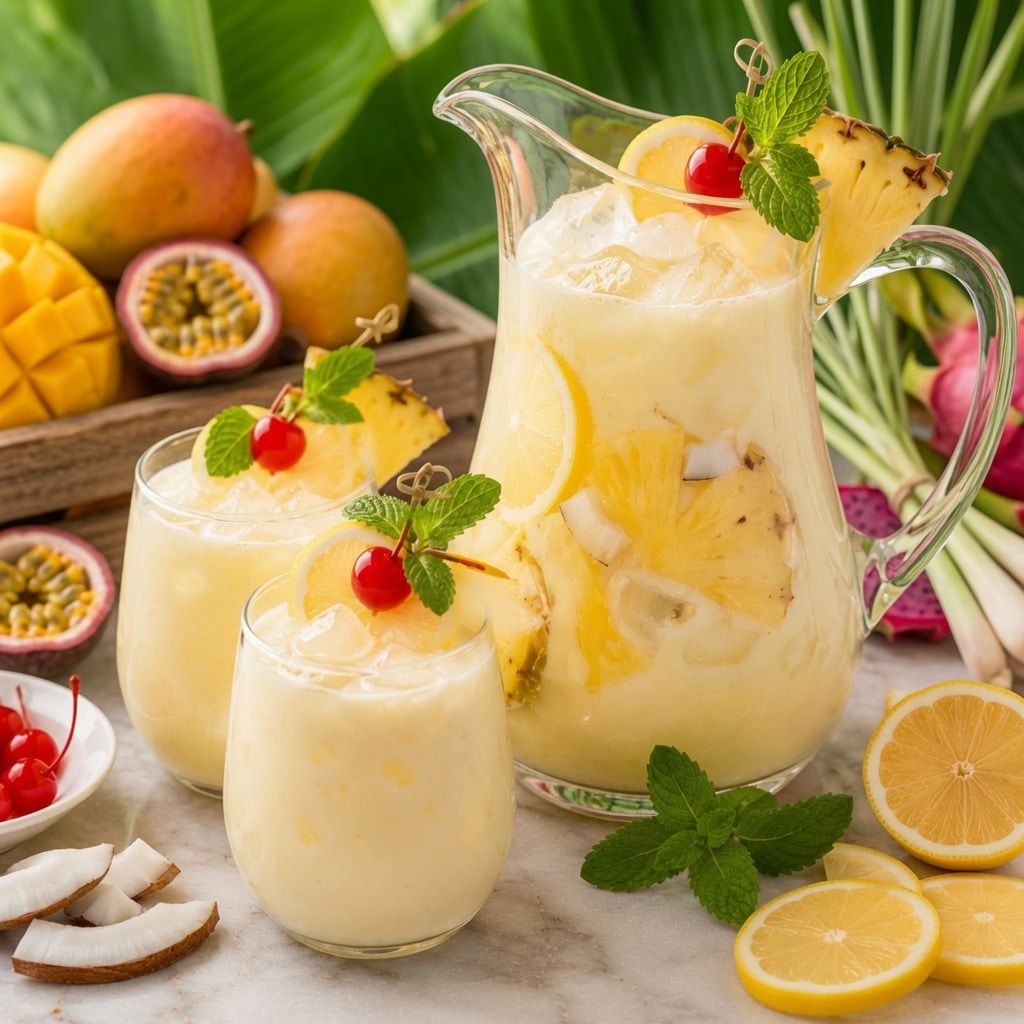 Piña Colada Maison : le cocktail exotique
