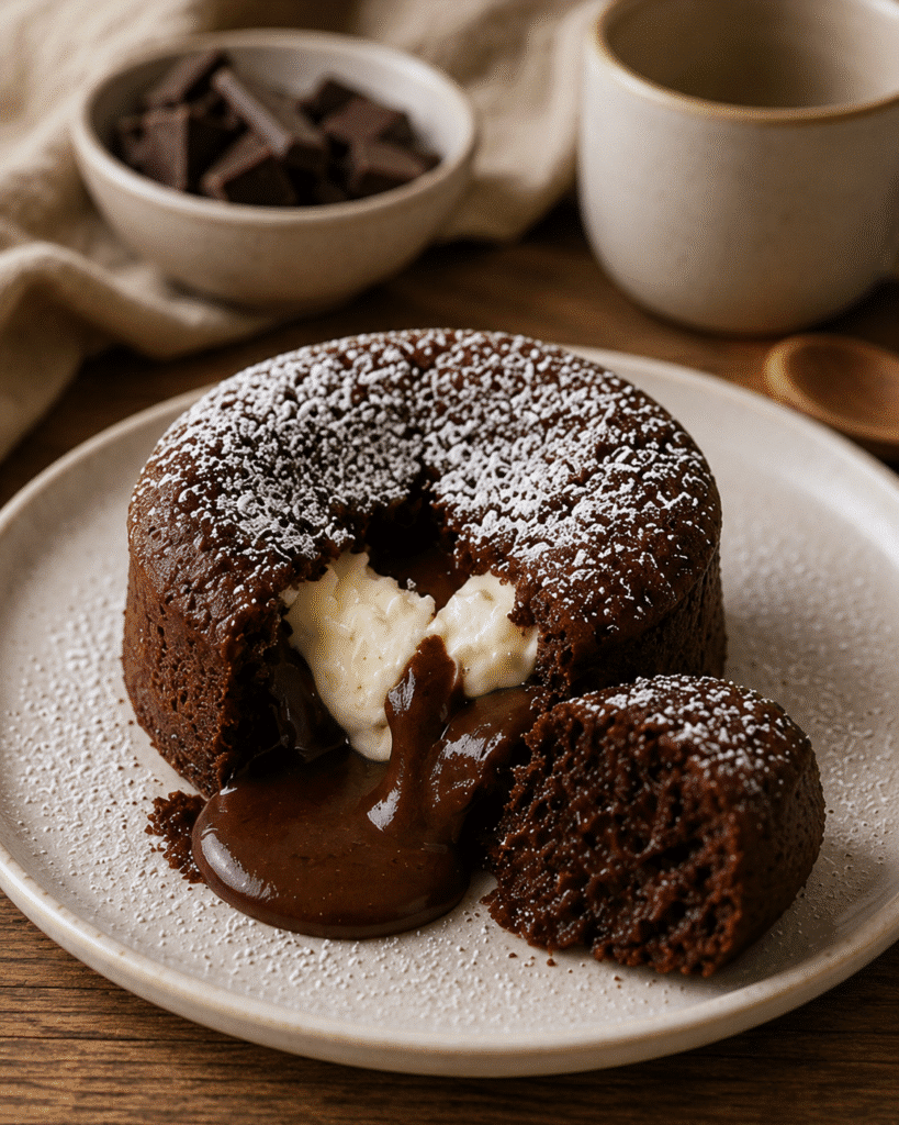 Fondant Chocolat Mascarpone : le gâteau ultra fondant avec cœur coulant qui fait fondre tout le monde