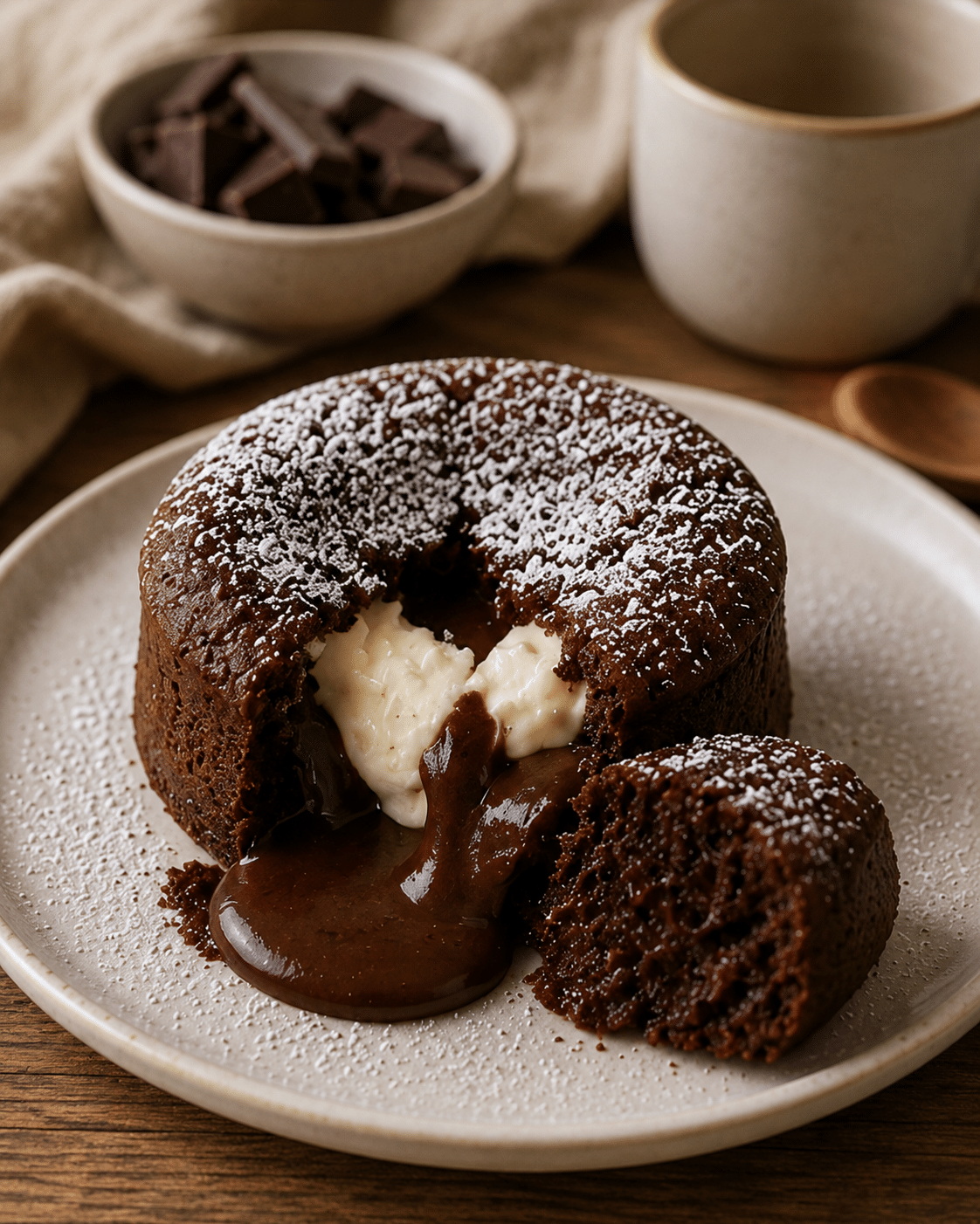 Fondant Chocolat Mascarpone : le gâteau ultra fondant avec cœur coulant qui fait fondre tout le monde