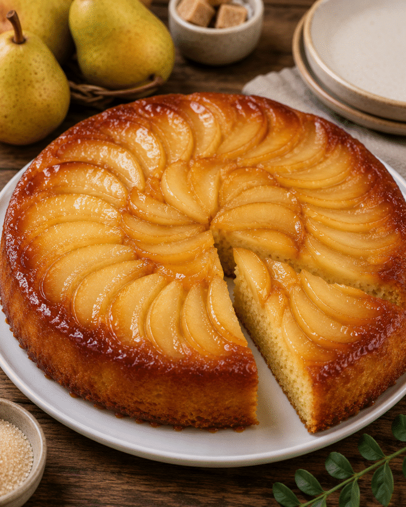 Gâteau de Semoule aux Poires : le dessert moelleux, parfumé