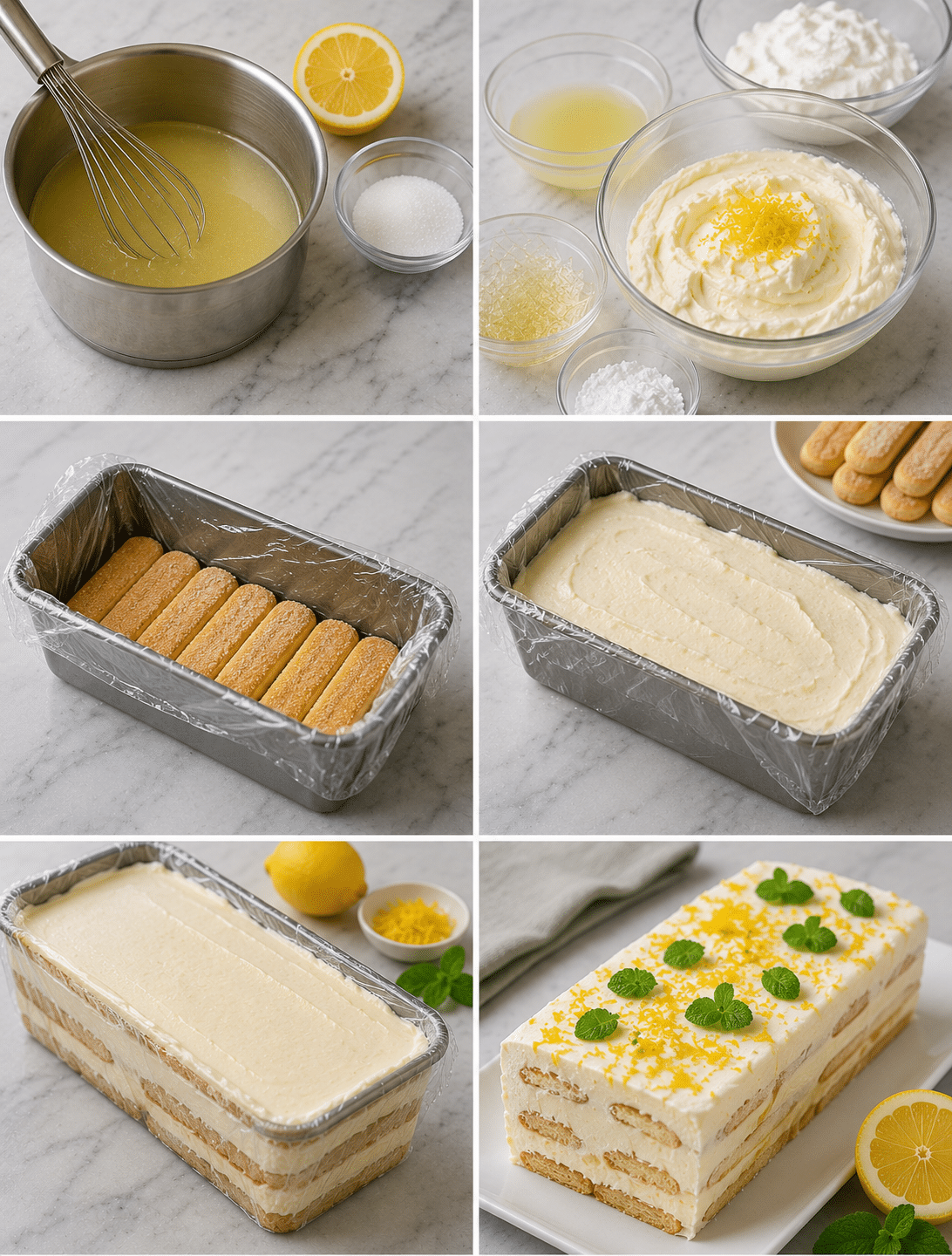 Tiramisu au Citron : le dessert frais,