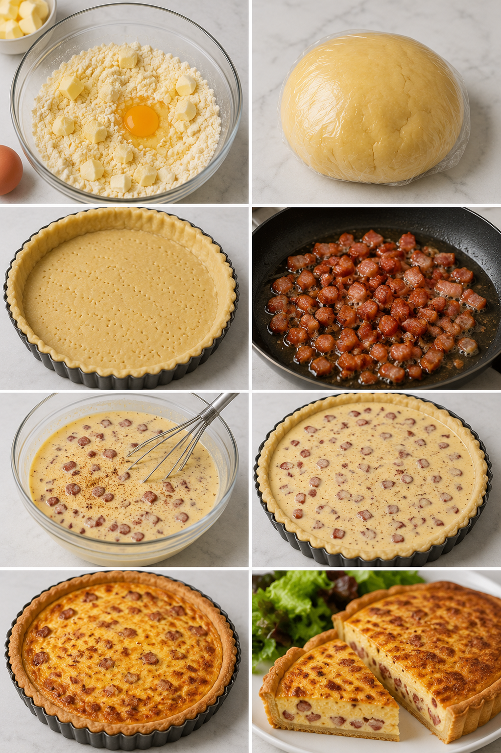 Véritable Quiche Lorraine Traditionnelle et Crémeuse : la recette authentique