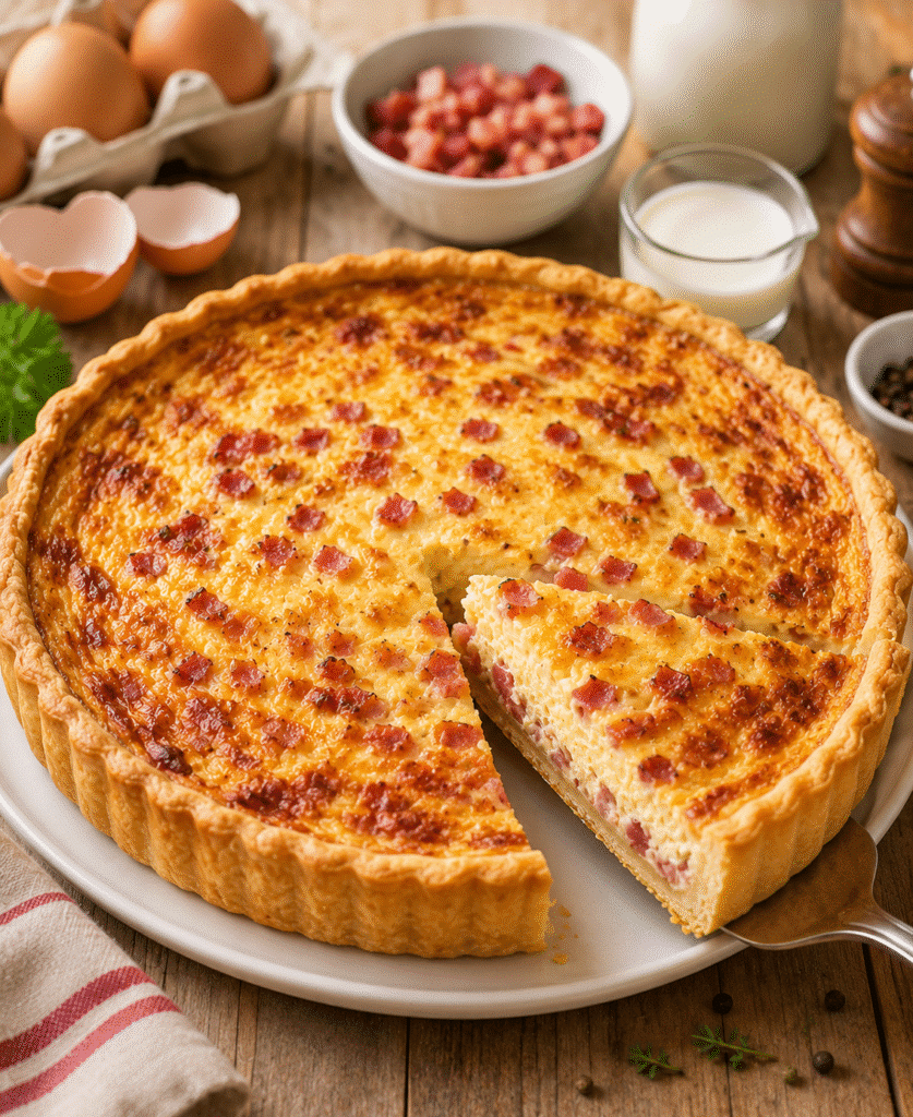 Véritable Quiche Lorraine Traditionnelle et Crémeuse : la recette authentique qui fait l’unanimité