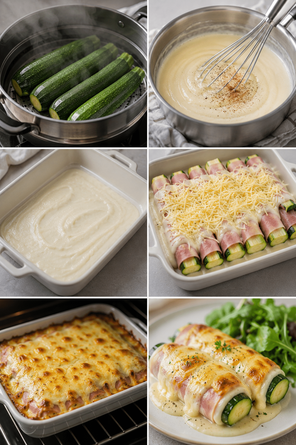 Courgettes au Jambon Gratinées : la revisite légère et gourmande