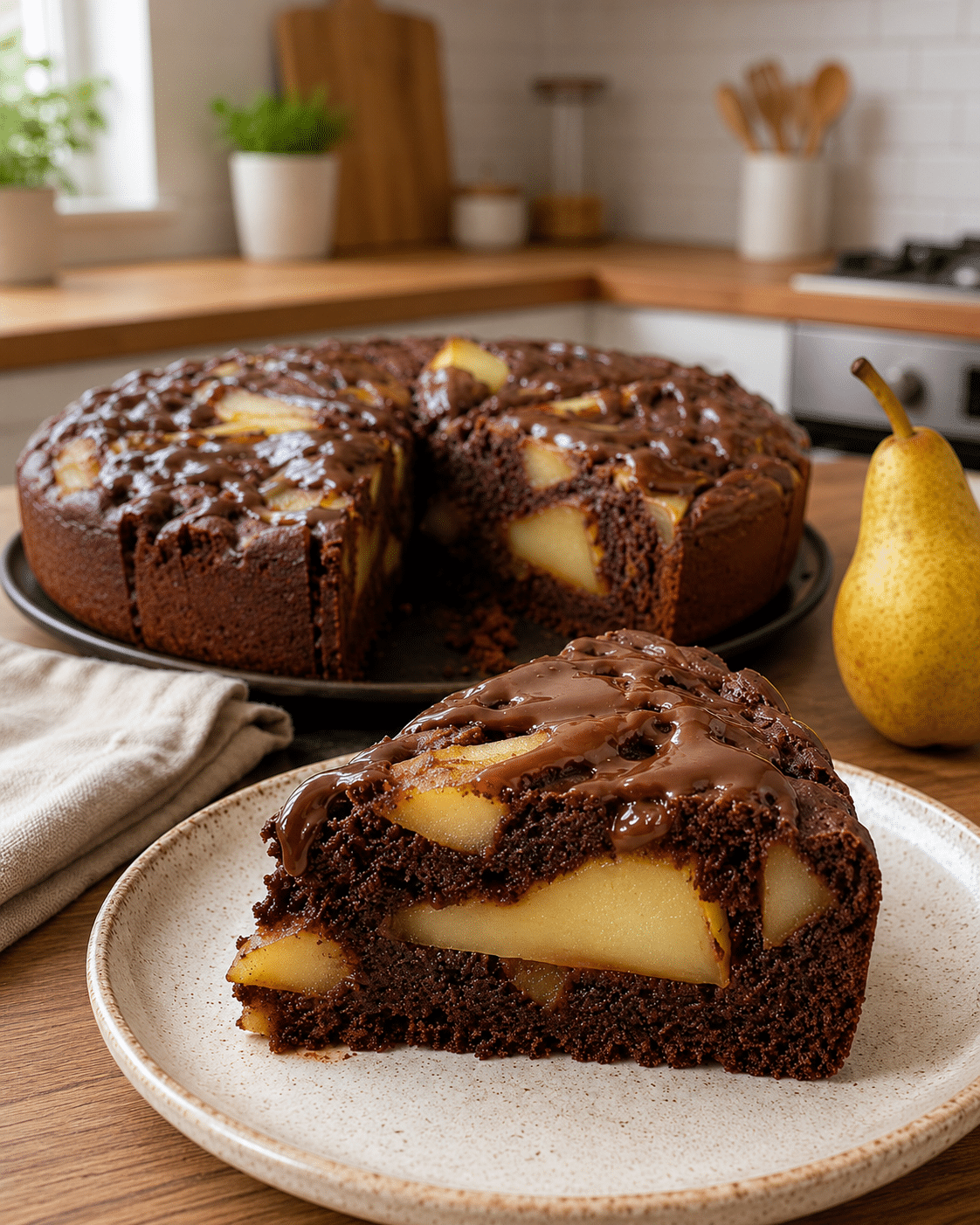 Fondant Choco-Poire : le gâteau ultra fondant