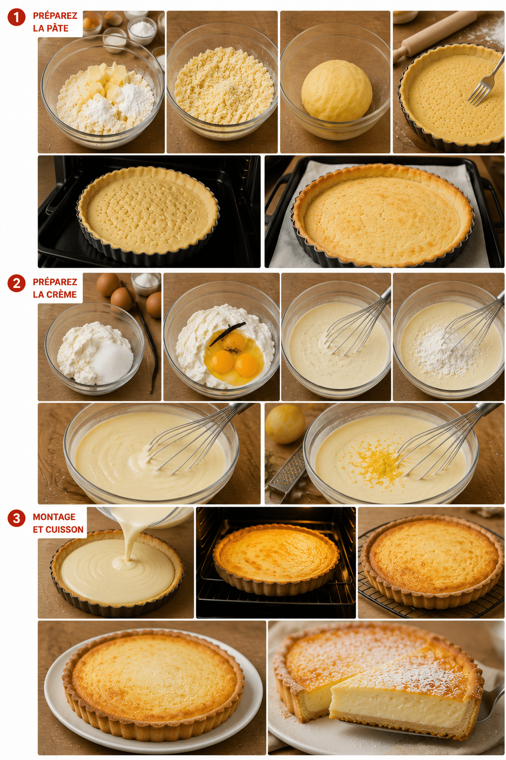 Le Guide de Préparation : Tarte aux Petits-Suisses Vanillée : le dessert frais, crémeux et ultra léger