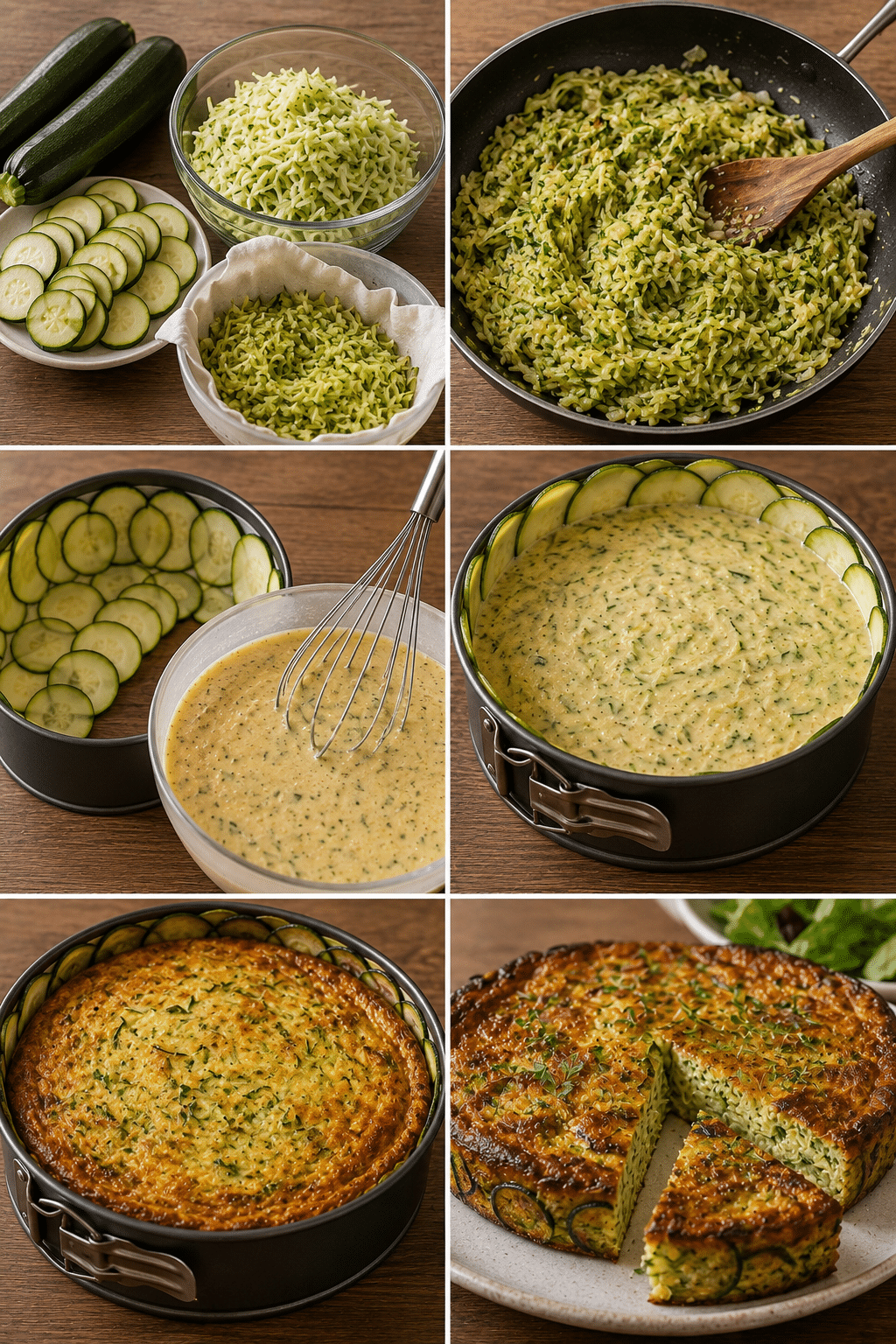 Flan de Courgettes Léger et Fondant